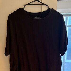 Isaac Mizrahi Men's Black Short Sleeve Crew Neck Tee